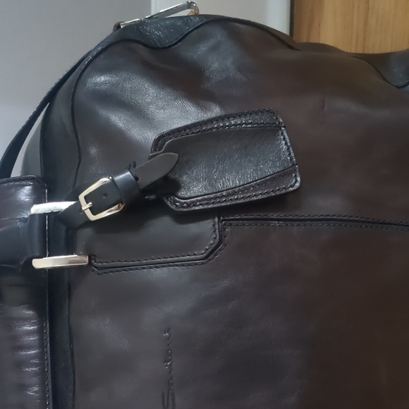 Santoni leather weekender - Picture 3 of 8